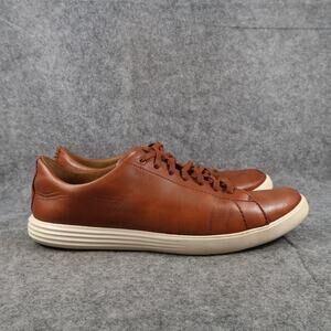 Cole Haan Shoes Mens 10 Grand Sneakers Casual Lifestyle Brown Leather Comfort